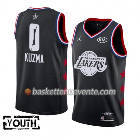 Maillot Basket Los Angeles Lakers Kyle Kuzma 0 2019 All-Star Jordan Brand Noir Swingman - Enfant